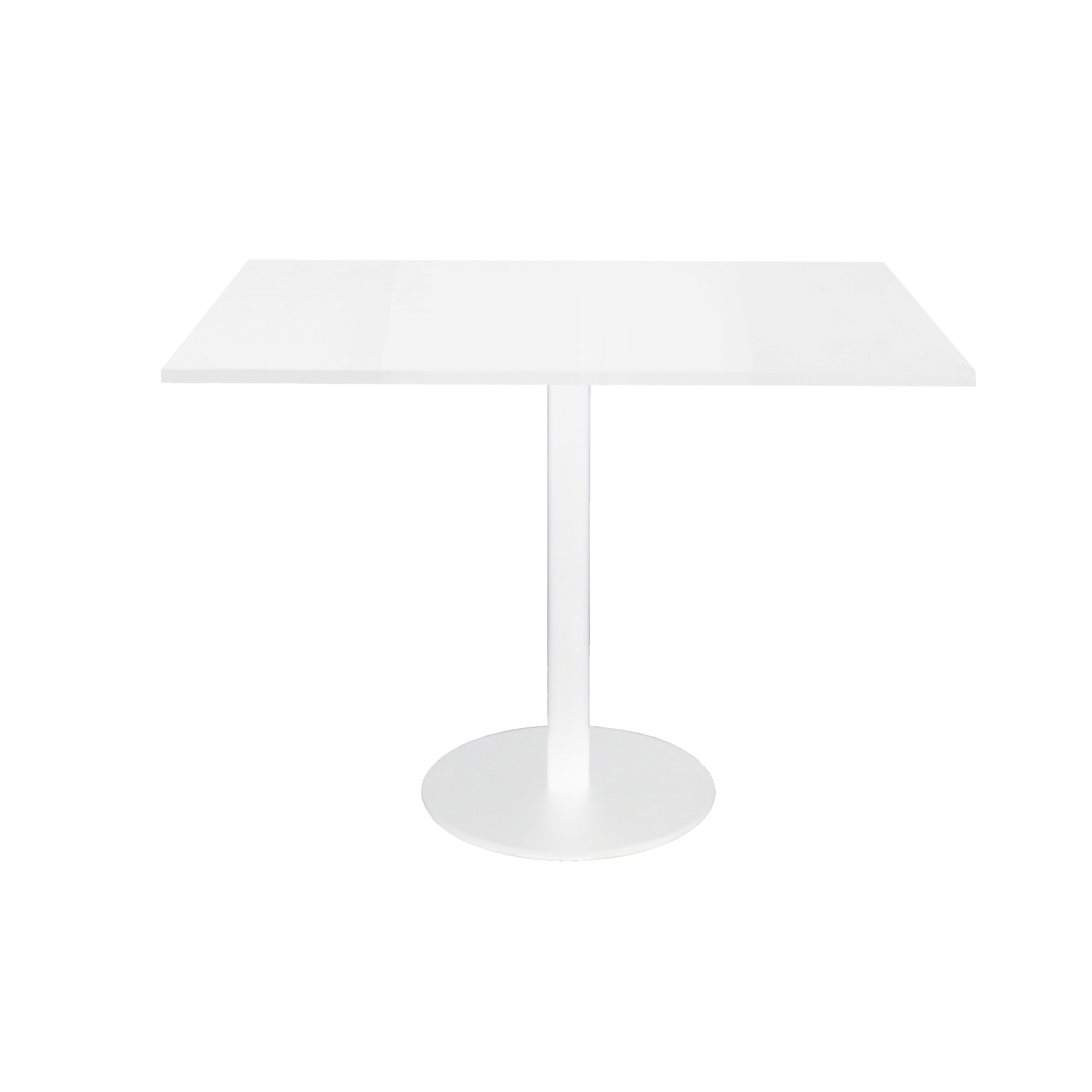 Disc Base Square Table